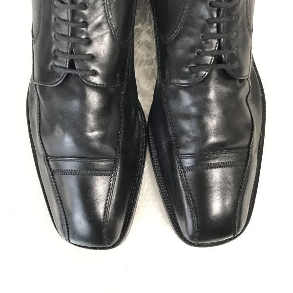 Lloyd Leather Swirl Moc Dress Shoes Black Size 43 9F 27.5cm Made in Germany(USED)