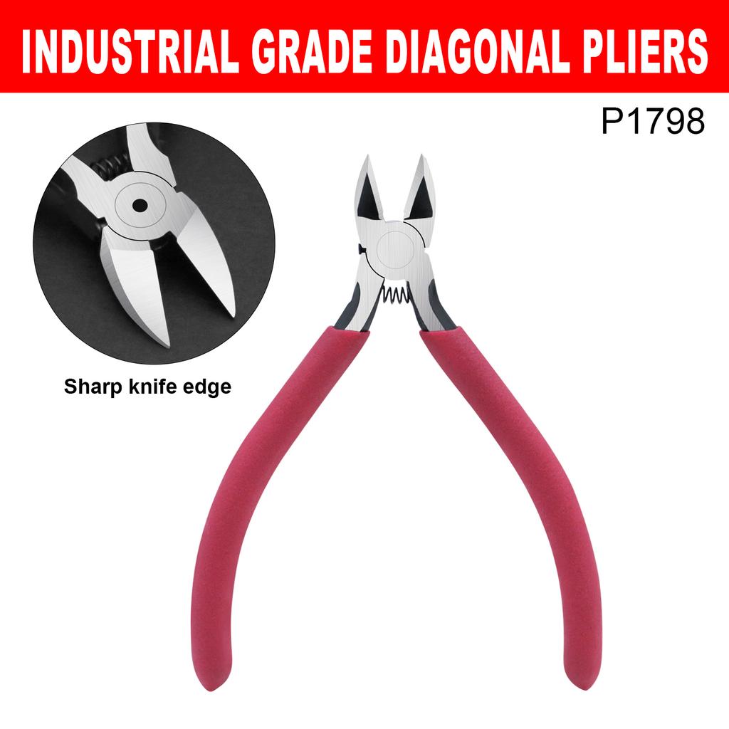 1pc Universal Diagonal Pliers Carbon Steel Plier Electrical Wire Cable Cutters Cutting Side Snips Flush Pliers Nipper Hand Tools