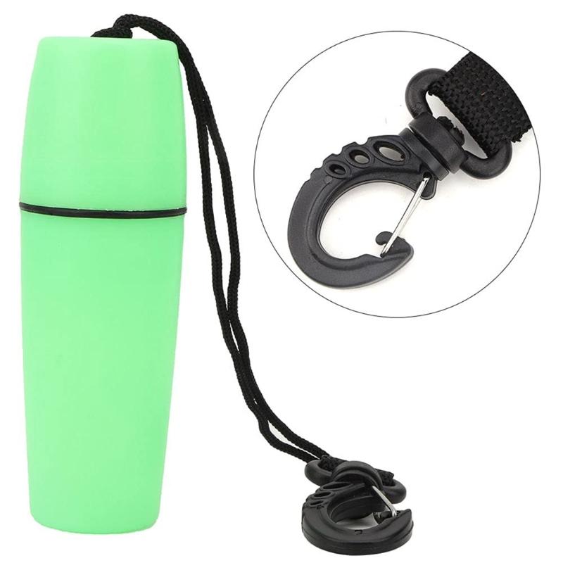 Dry Storage Box with Lanyard Hook Kayak Sealed Bottle Water Resistant Diving Seal Box for Swimming