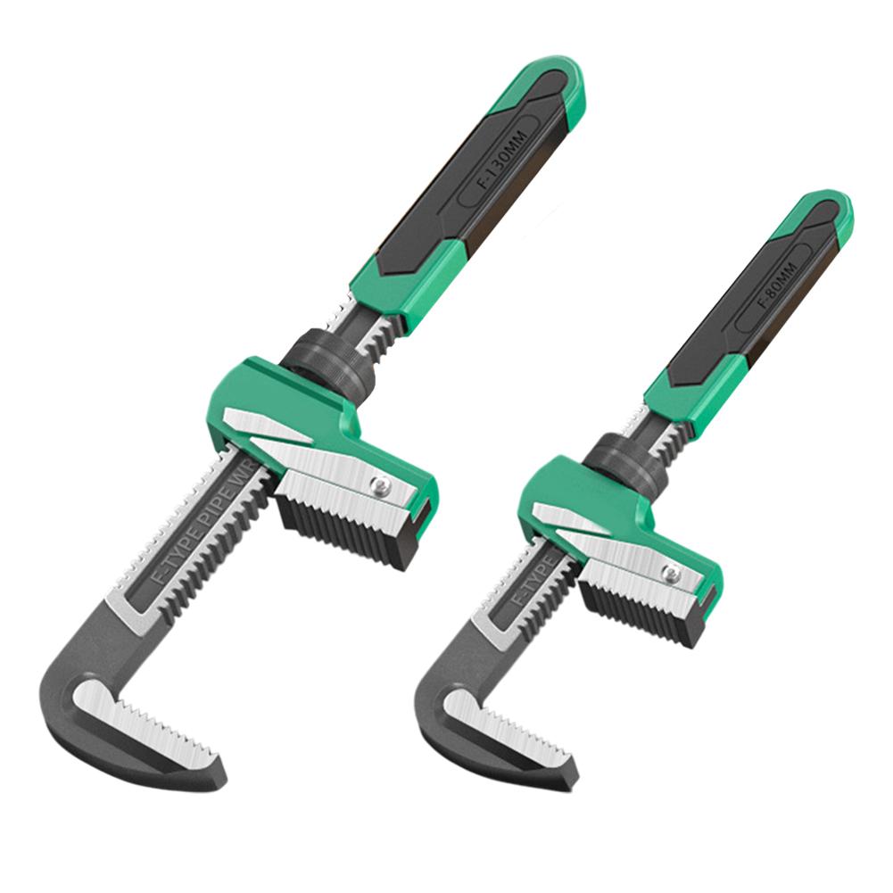 

F Type Pipe Clamp for Right Angle Wrench Large Opening Throat Pliers for Dismantling Valve Fittings and Special Shaped Pipes A