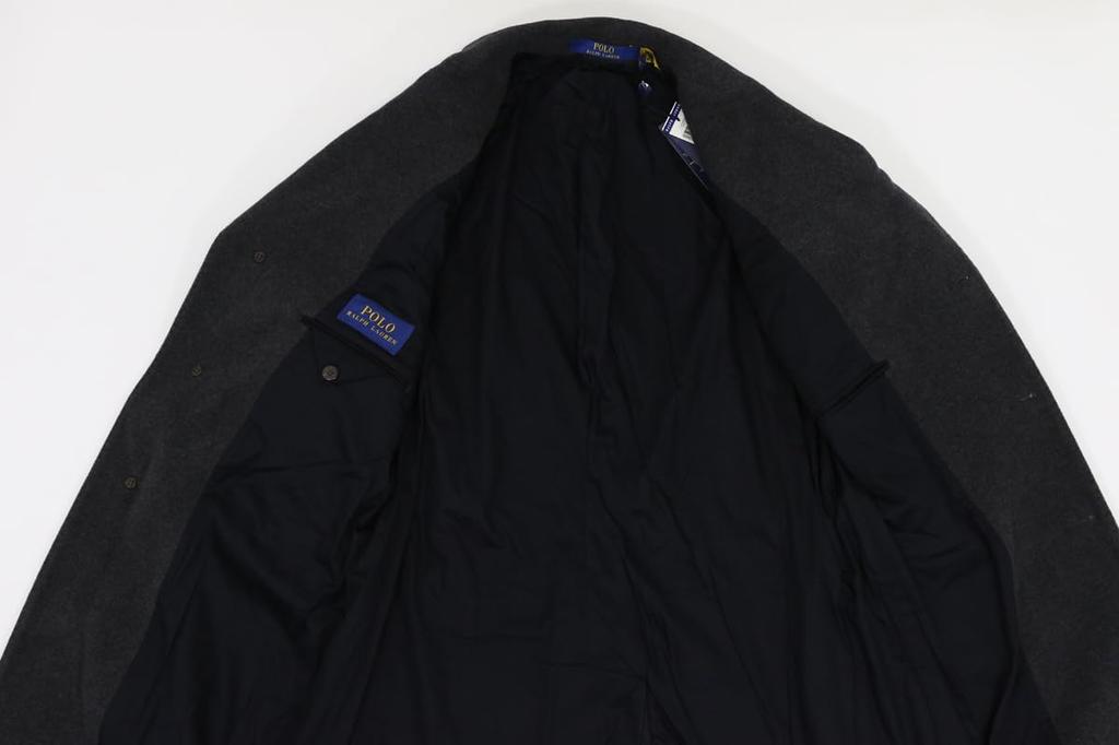 POLO Ralph Lauren Wool Melton Chesterfield Car Size CHRHTR Men's Coat, Small, 01010080, [Used]