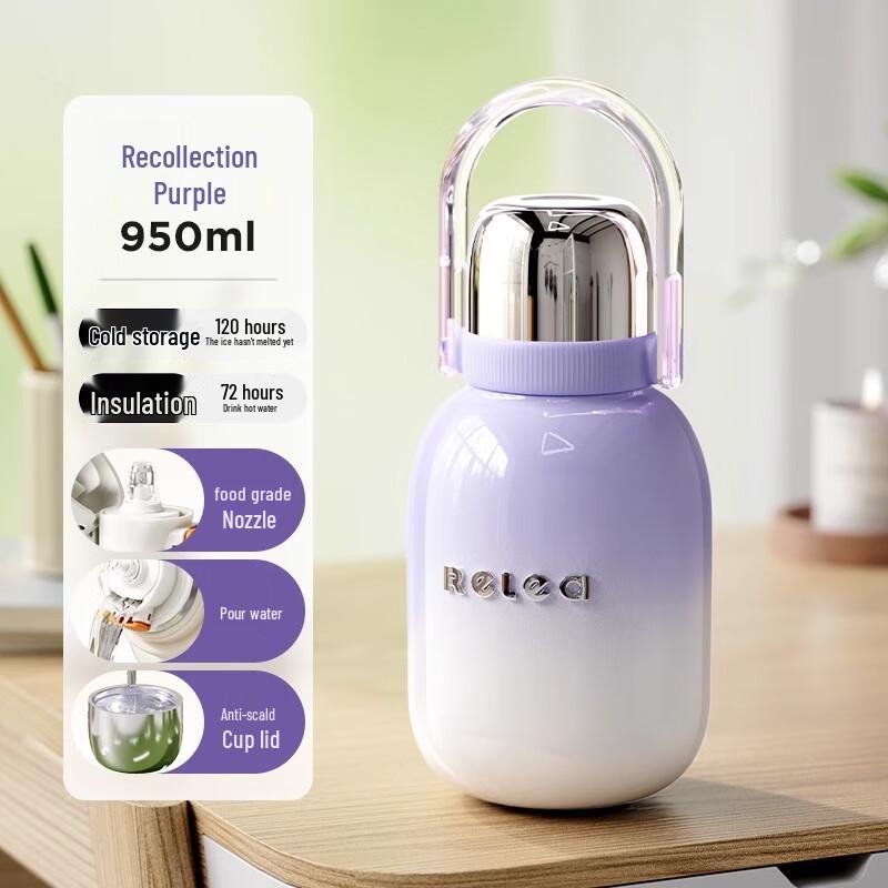 RELEA Stainless Steel Insulated Straw Cup