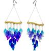 Crafts Iron Art Wind Chime Colorful Hanging Sun Catcher Exquisite Light Collection Pendant Outdoor