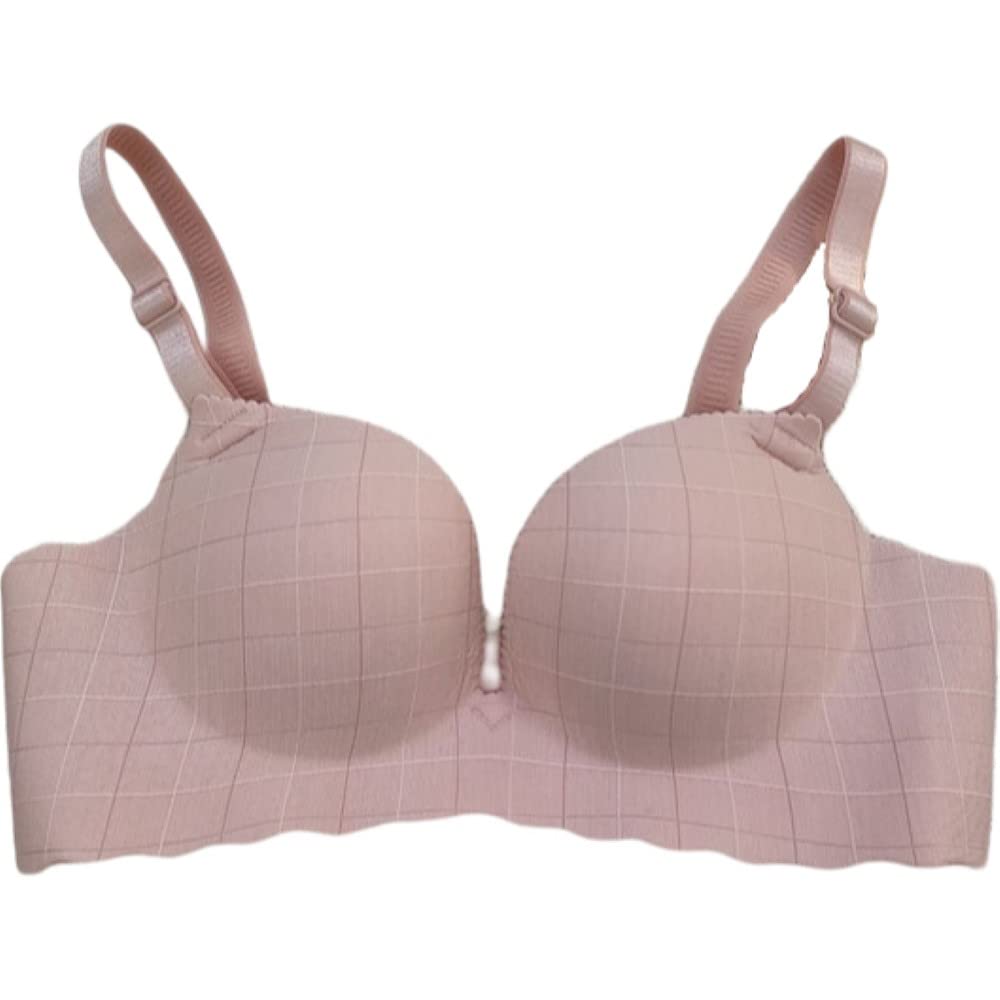 

Plus Nao Wireless Single Everyday Size Women s Bra, Bra, 3/4 Cup, 4-Hook Closure, Casual, Wear, Pink, 32/70C розовый