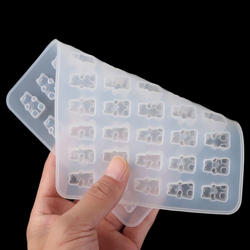 Jewelry Pendants Home Decoration DIY Resin Mould Crystal Glue Epoxy Bear Silicone Molds