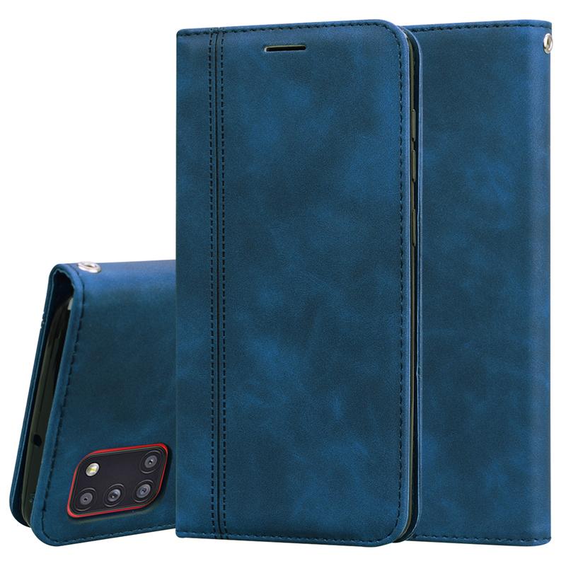 WBWONE Cover a Libro per OPPO A38 4G, Antiurto Custodia a Portafoglio in Pelle Premium con Funzione di Supporto e Slot per Carte - Marrone