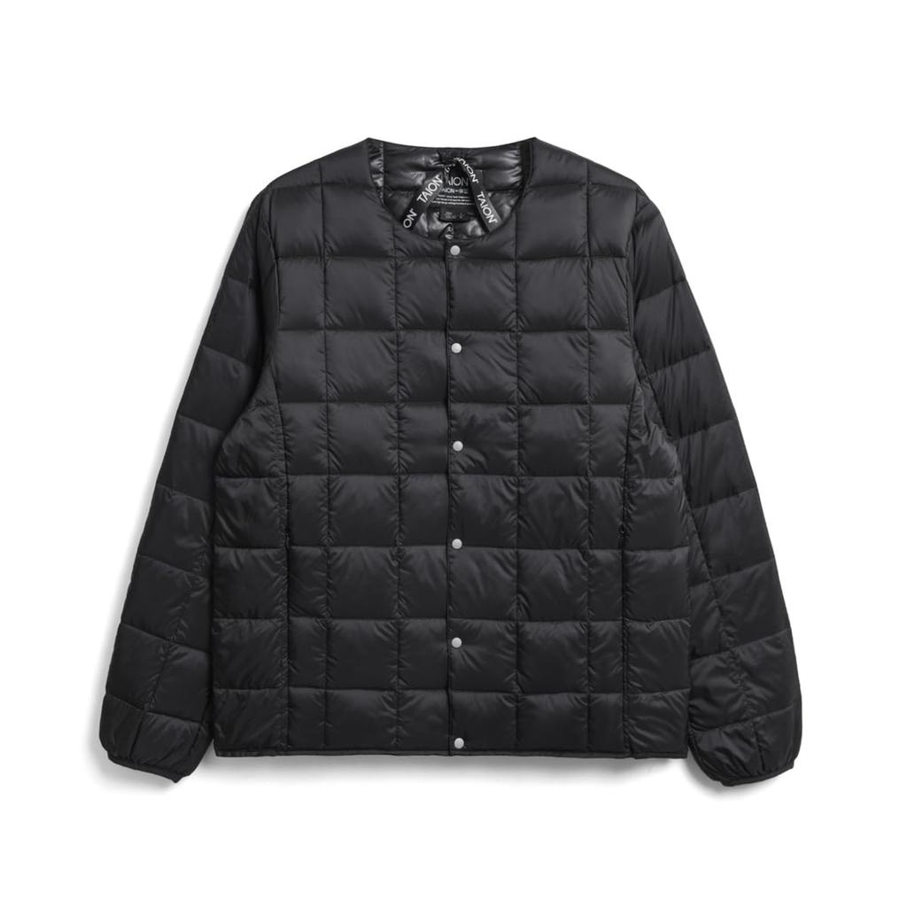 TAION Basic Crew Neck Button Inner Down Jacket Men's (TAION-104)