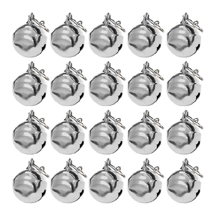 

20pcs Mount Fishing Rod Bells for Reliable Attachments on Rod During Fishing Activity Hook Biting Reminder серебряный