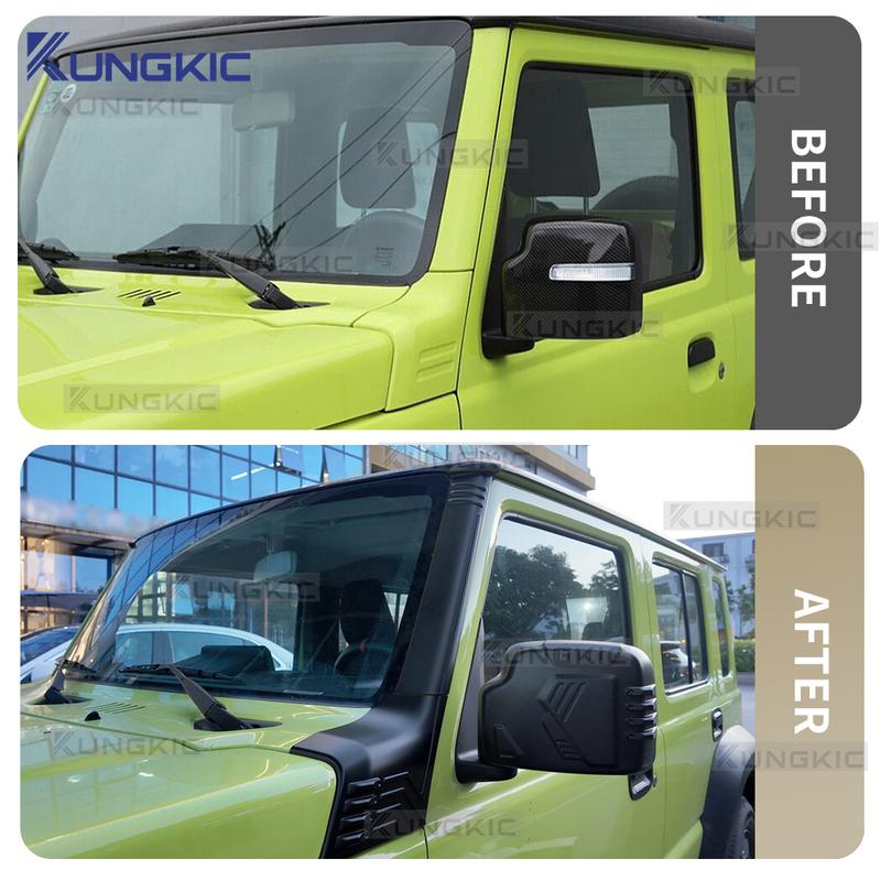 Matte Black LHD RHD for Suzuki Jimny JB64 JB74 2018      2024 2025 Car A-pillar Trim Protective Sticker ABS