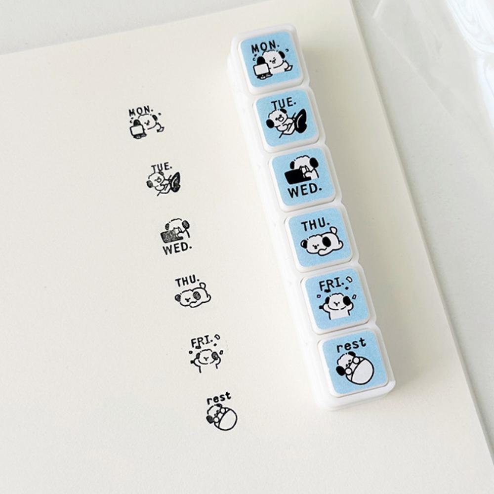 

DIY Crafts Скрапбукинг Штамп Мультяшный Пресс Штампы Штемпельная подушечка Кавайные Декоративные Штампы Планировщик Дневников 06