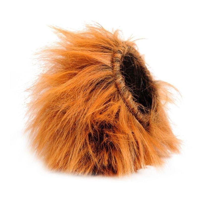 New Pet Hat Costume Lion Mane Cat Wig Halloween Dress Up With Ears Pet Hat Lion Mane Wig Cute Pet Cos
