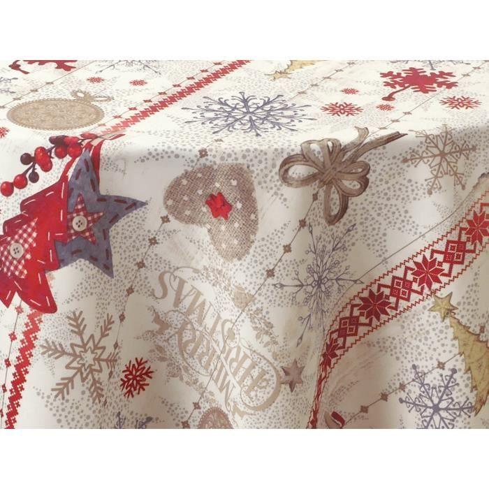 Nappe anti-taches joyeux noël