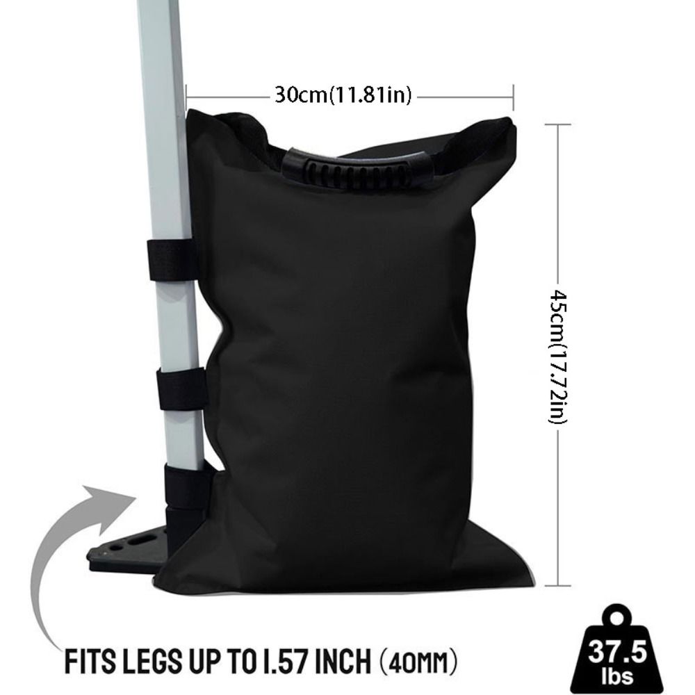 Wind Resistance Sand Bags Oxford Fabric Tent Weights Portable Canopy Anchor  Carport