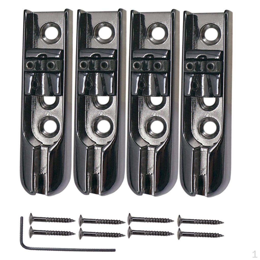 4 Pieces Bridge Hex Keys And Screws String Bass Electric Guitar Accessories
