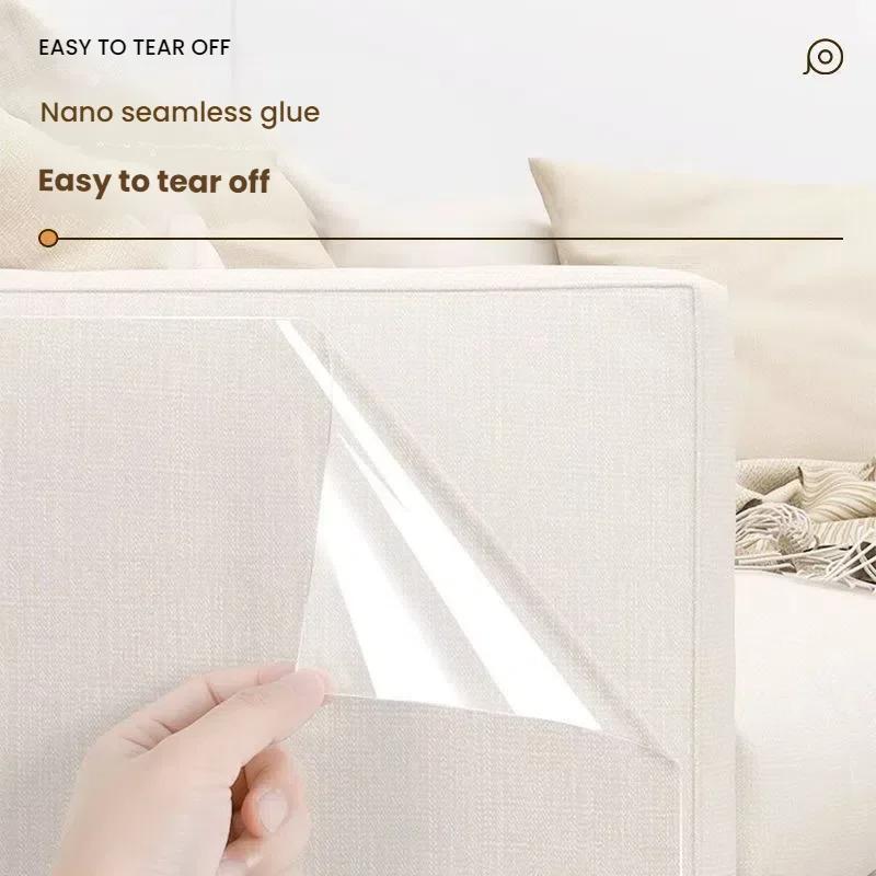 1pc Transparent Anti-cat Scratching Stickers Self-adhesive Anti-cat Scratch Scratch Guard Mat Durable PVC Sofa Protection Sticke