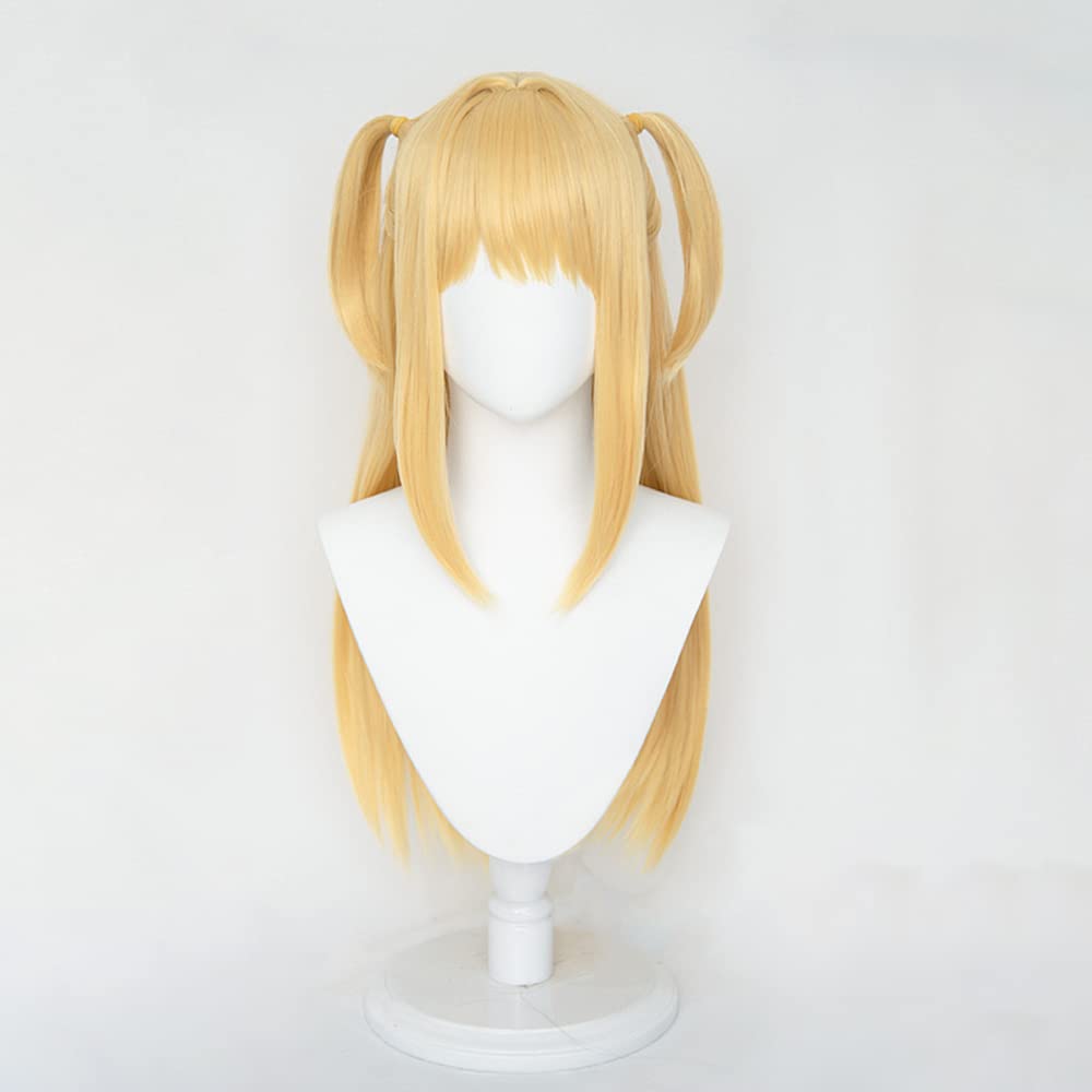cosplay wig from in a floral leaf color with twin tails and a Includes 3 bonus a dedicated and a memo Heat-resistant "Second Castle," bun. items net,