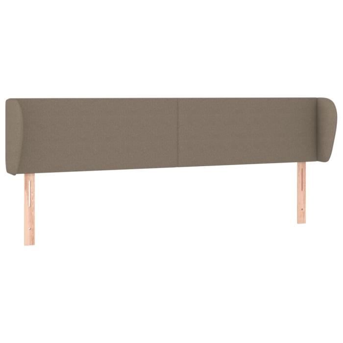 VidaXL Headboard with Ears Taupe 163x23x78-88 Cm Fabric3116874