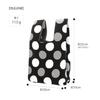 [Styleneo] Stricktasche, Stilvoll, Niedlich, Beliebt, Damen-Lunchtasche (Punkte Muster)