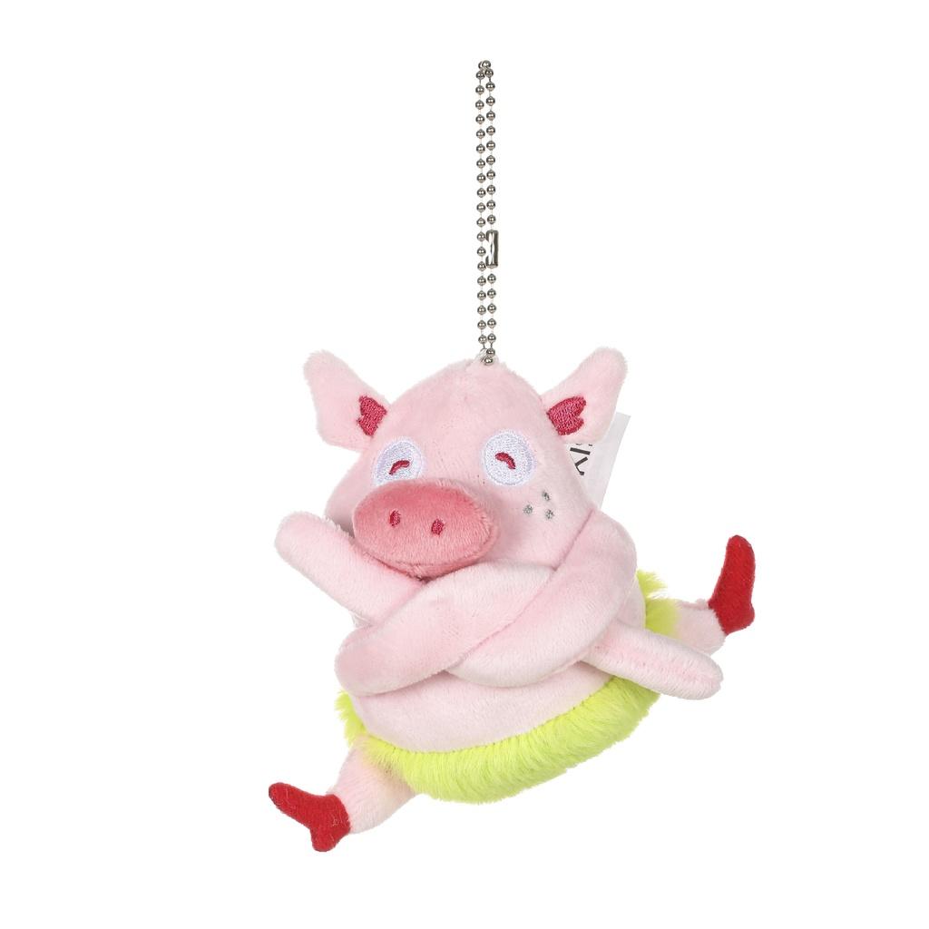 Adorável Show Show Porco Dança de Balé Brinquedo de Pelúcia Pingente Boneca de Porco de Desenho Animado Decoração de Bolsa Presente