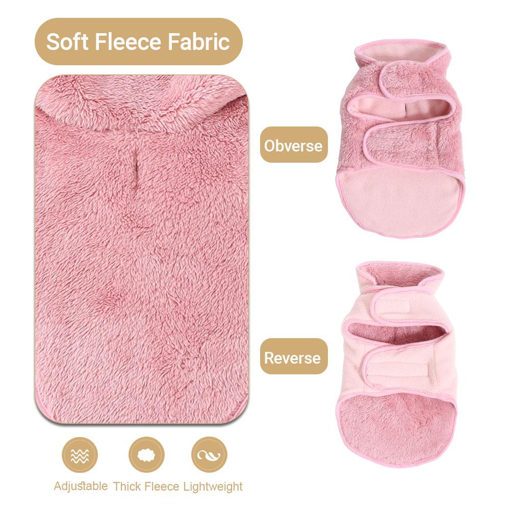 Reversible Large Dog Clothes Soft Fleece Sweater Jacket For Medium Big Dogs Golden Retriever Labrador Coat Costume Pet Outfits