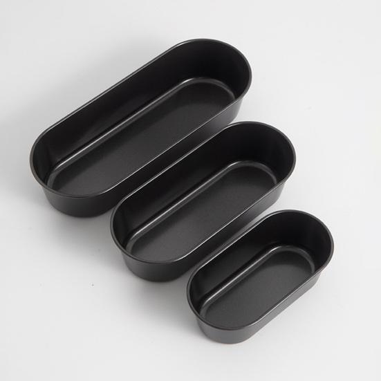 Forma na dlouhý toastový chléb z uhlíkové oceli, forma na polotovary pro hotdogové bulky, nepřilnavá, domácí pekařské náčiní na dorty a pečivo