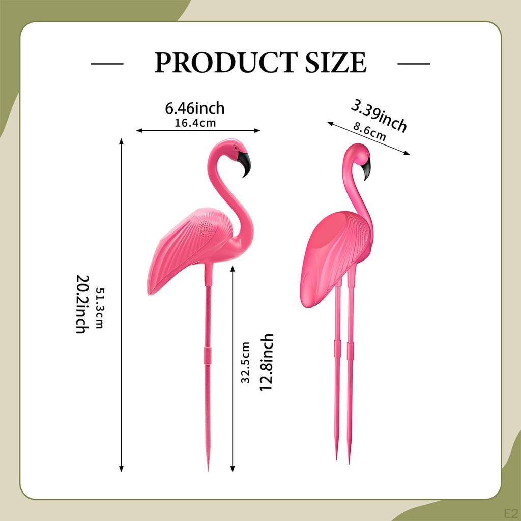 Rosa Flamingos Hofdekorationen Gartenstecker Neuheit Rasendekorationen Ornamente für Partygeschenke