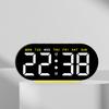 Multifunktionale Uhr einfache große LED-Anzeige elektronische Uhr Umgebungslicht Nachttischwecker modisch GH8035
