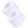 2pcs Microfiber Cuff Wrist Bands Super Soft Absorbent Spa Wristbands for Women Infant Bathing Accessories Face Wash Hair Band