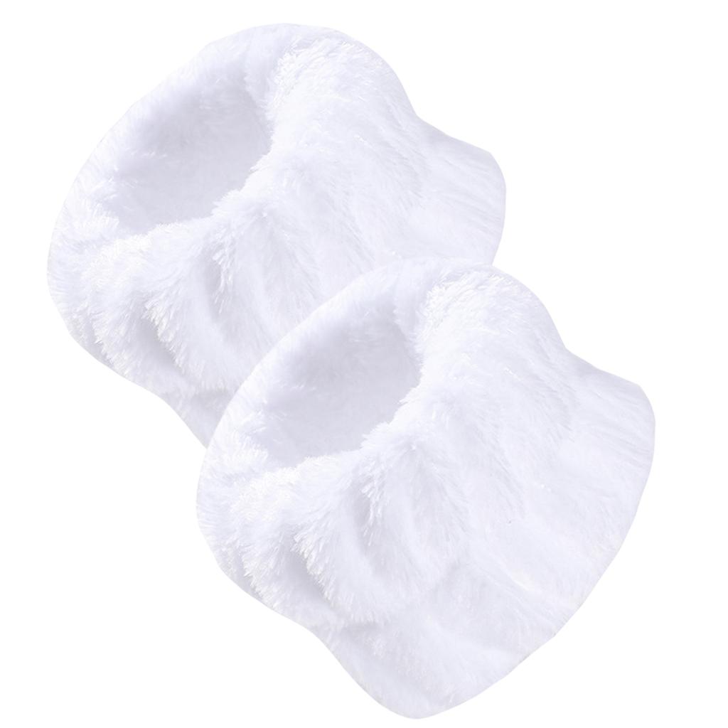 2pcs Microfiber Cuff Wrist Bands Super Soft Absorbent Spa Wristbands for Women Infant Bathing Accessories Face Wash Hair Band