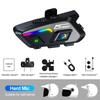 P20 Bluetooth 5.3 Motorcycle Helmet Headset Music Interphone Cycling Bluetooth Headset Waterproof 300m Intercomunicador Speaker Earphone