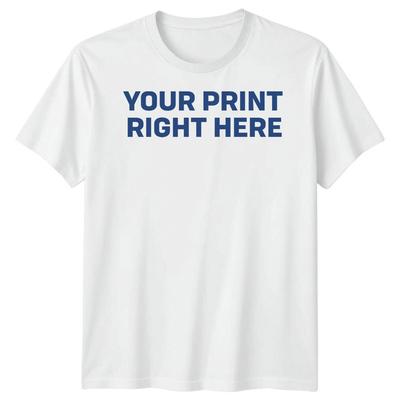 Dein Print Genau Hier Herren T-Shirt Grafik-T-Shirt Design