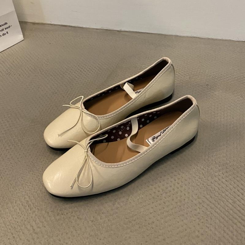 Fashion Bailamos Brand Women Soft Flats Casual Outdoor Dress Flat Ballet Shoes Round Toe Shallow Slip On Flats Mary Jane Shoes Mujer