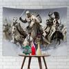 Medieval Crusader Knight Tapestry for Figure