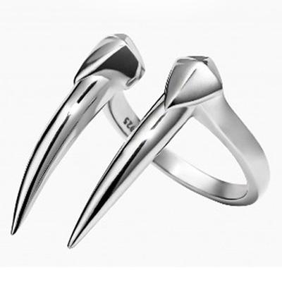 Snake Fangs Ring For Woman Vintage Gothic Punk Animal Ring