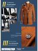Men's Winter Wool Coat - Double Collar, Mid-Length for Middle-Aged and Elderly