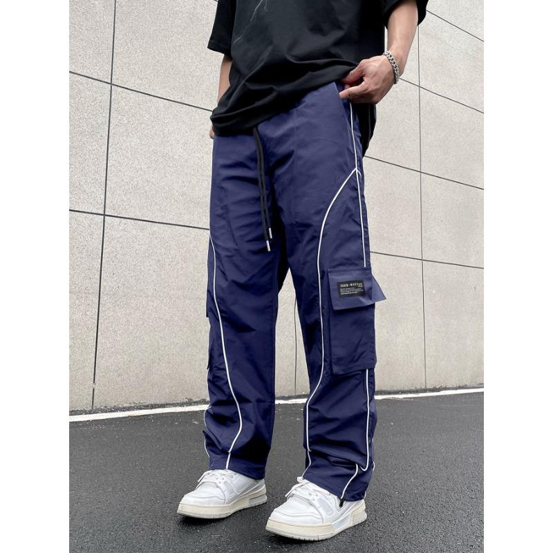 Overalls Men's Summer New Trendy Brand Fashion Loose Casual Pants Leggings