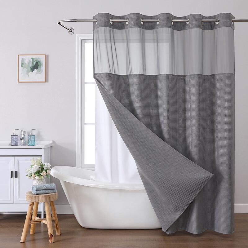

Yicang Waffle Weave Double Layer Thickened Shower Curtain