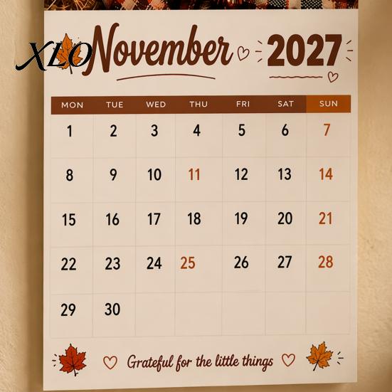 Papier Monats-Wandplaner 2027 Lustiger Hochlandrind Kalender, Niedliches Bauernhoftier 12 Monate Dekorativ für Zuhause Schottische Hängende Rustikale Dekoration Kunst