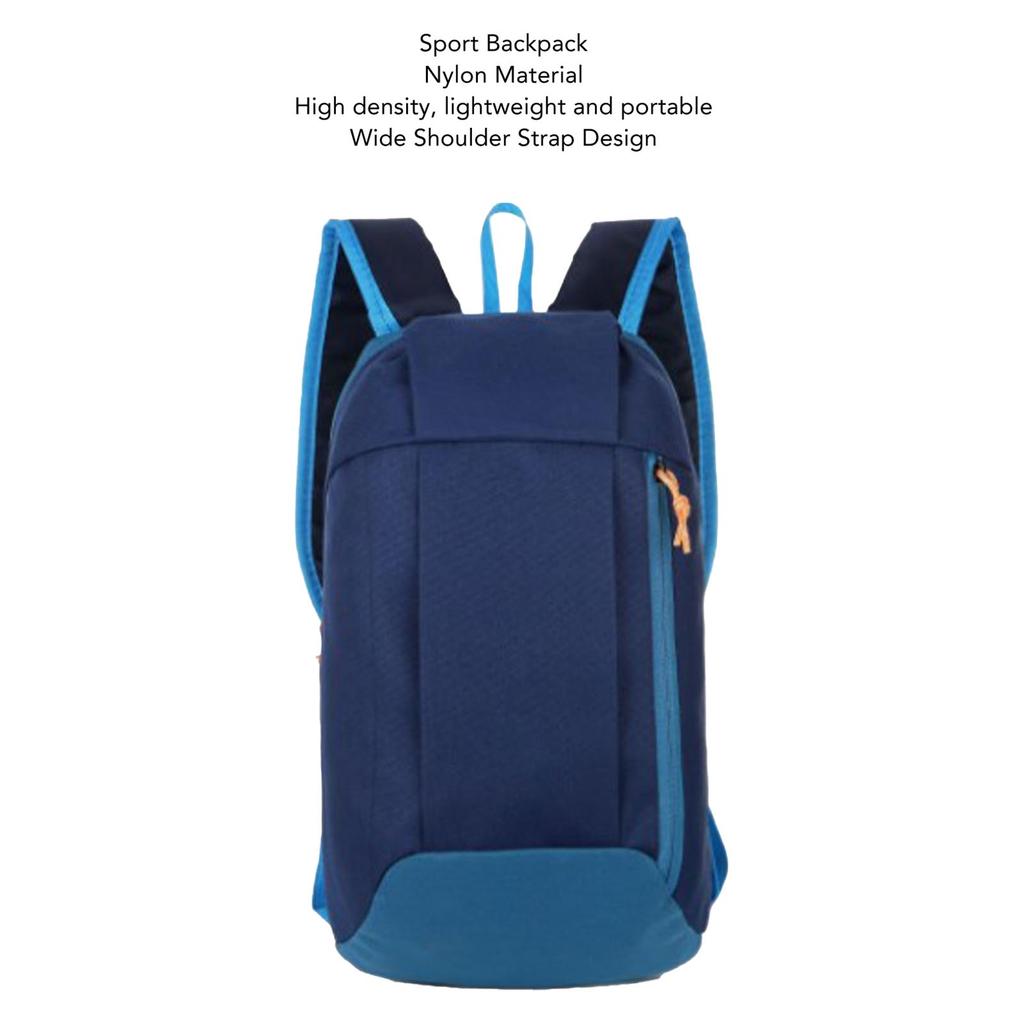 Sport Backpack Nylon Large Capacity Wide Shoulder Strap Outdoor Backpack for Travel Camping
