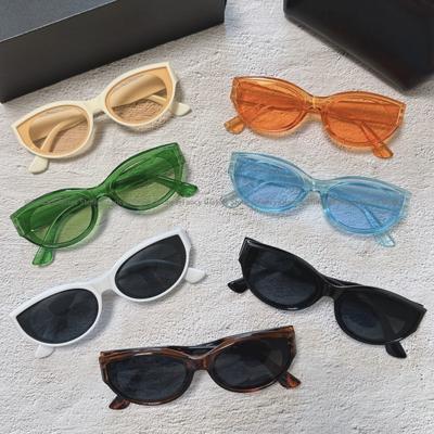 Fashion Men Women's Cat Eye Sunglasses Fashion Retro Ultralight Sun Glasses Goggles Unisex Vintage Outdoor Candy Color Sports Eyewear