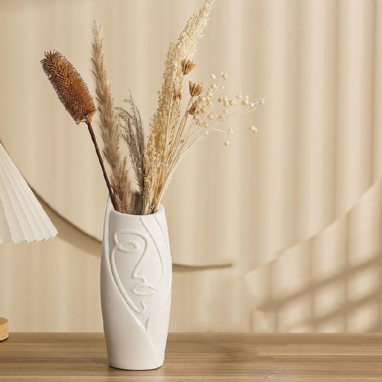 Delicate Half Face Vase Silicone Mold Artistic Half Face Vase Silicone Mold Handmade Succulent Pots and Planter Moulds