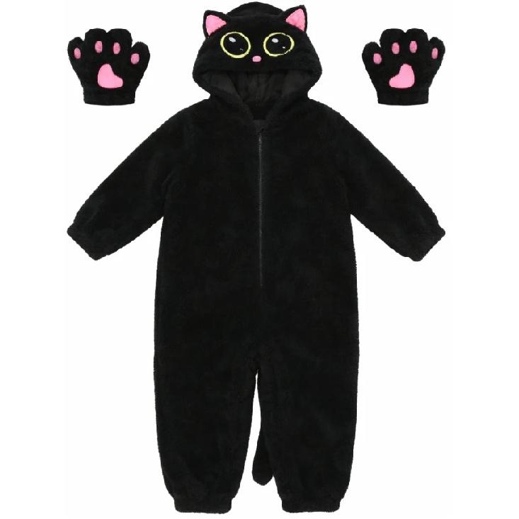 Enfant Black Cat Cutie Cosplay Costume