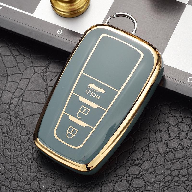 Toyota Key Case Cover for Highlander, Corolla, Crown, Prado, and Levin Models
