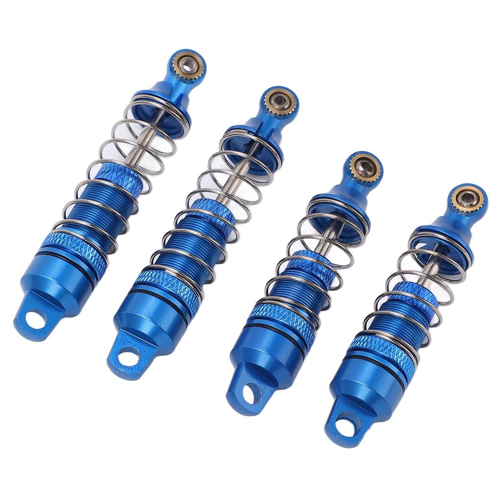 4pcs Shock Absorber Aluminum Alloy RC Spring Damper Set for Losi Mini T 2.0 2WD 1 18 TruckBlue