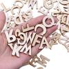 100Pcs Random Mixed Wooden Letters Alphabet English Number Digtal DIY Scrapbooking Arts Crafts Wedding Embellishments Decoration