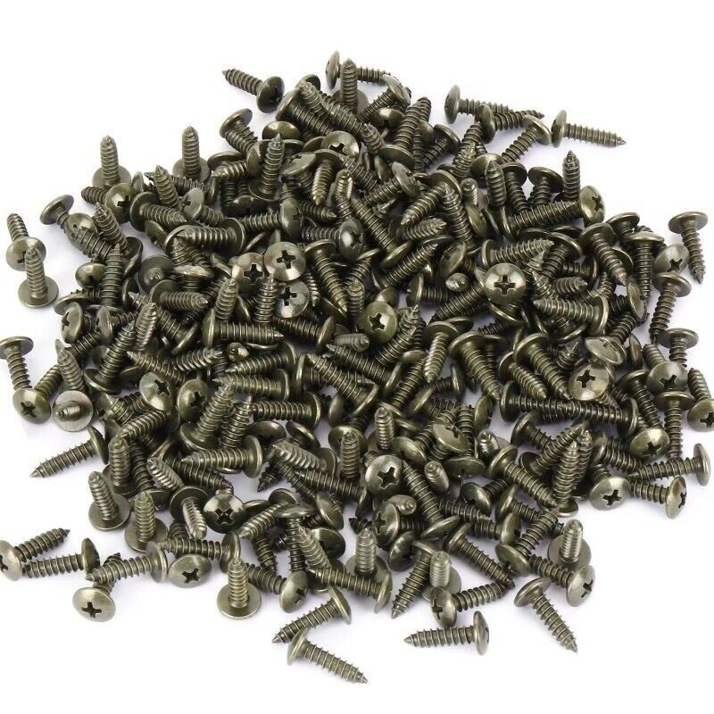 100 Stück-10 Stück Gemischte Auto Metallschraube Gewindeschneidschraube Befestigungsclip U-Typ Clip mit Schraube Rostschutzclip Schraubverschluss Blech