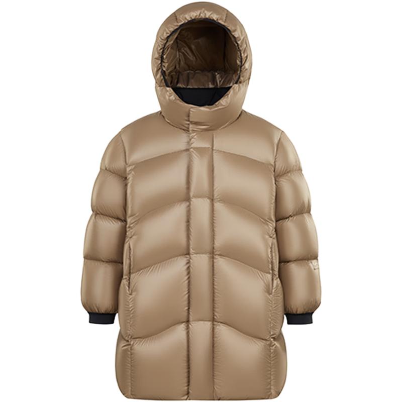 Gao Fan Black Gold Kids' Long Goose Down Puffer Jacket 5.0