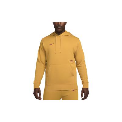 Nike Paris Saint-Germain Club Logo Embroidered Sports Hoodie Men Hoodies Gold DX8751-727
