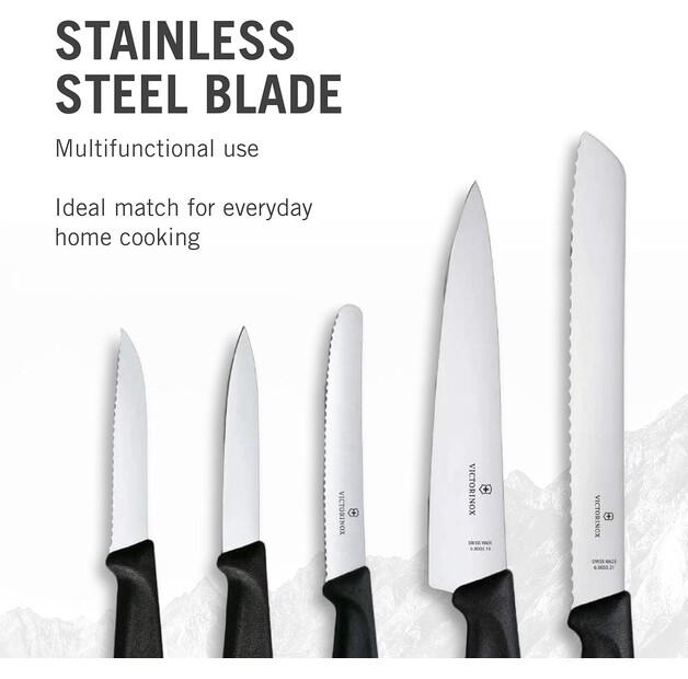 Victorinox SwissClassic Knife Set, 5 Pieces, Black (6.7133.5G)