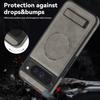 Pu Leather Phone Case for Google Pixel 10 Pro Xl 9a 9proXl 8 Pro Magnetic Charging Invisible Bracket Anti Drop Protective Cover